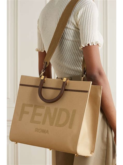fendi medium sunshine tote